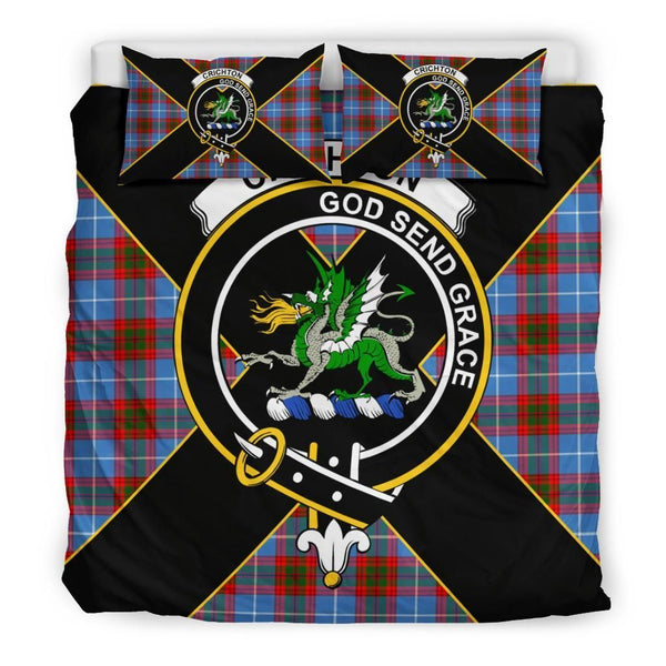 Crichton District Clan Bedding Set, Scottish Tartan Crichton District Clan Bedding Set Luxury Style