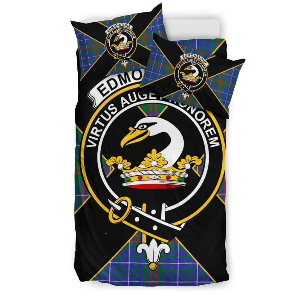 Edmonstone (of Duntreath) Clan Bedding Set, Scottish Tartan Edmonstone (of Duntreath) Clan Bedding Set Luxury Style