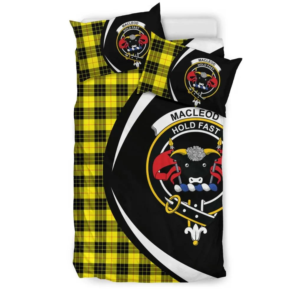 Macleod Of Lewis Modern Clan Bedding Set, Scottish Tartan Macleod Of Lewis Modern Clan Bedding Set Circle Style