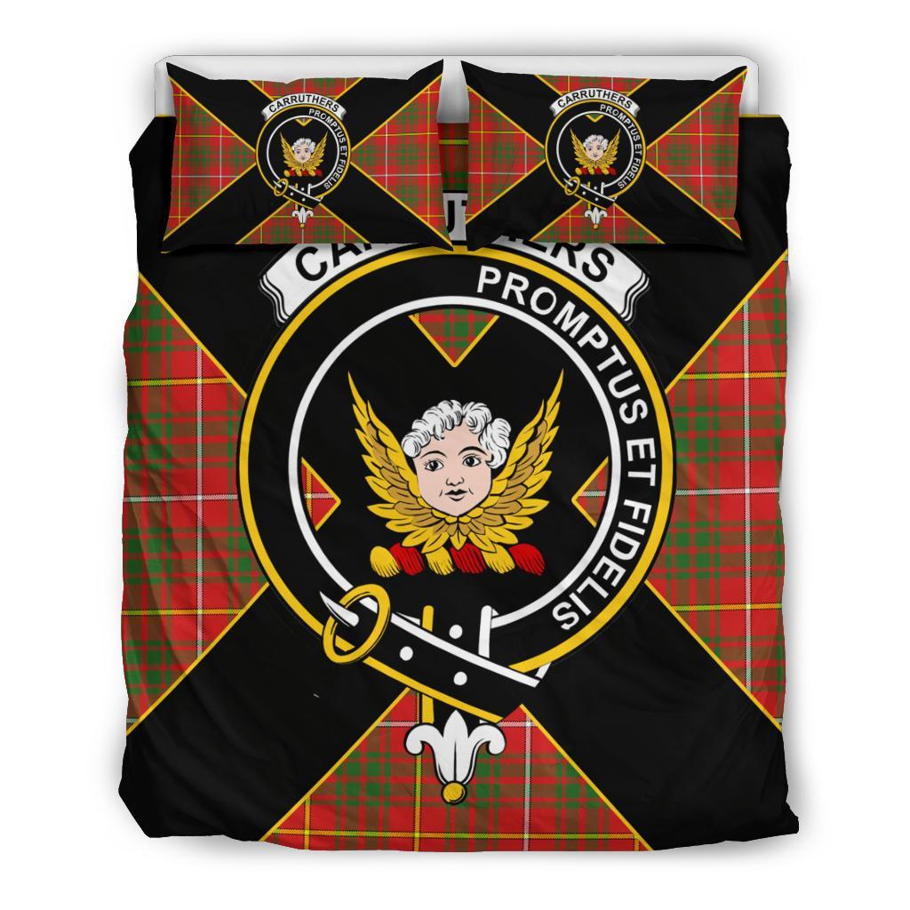 Carruthers Clan Bedding Set, Scottish Tartan Carruthers Clan Bedding Set Luxury Style