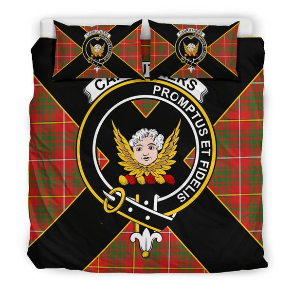 Carruthers Clan Bedding Set, Scottish Tartan Carruthers Clan Bedding Set Luxury Style