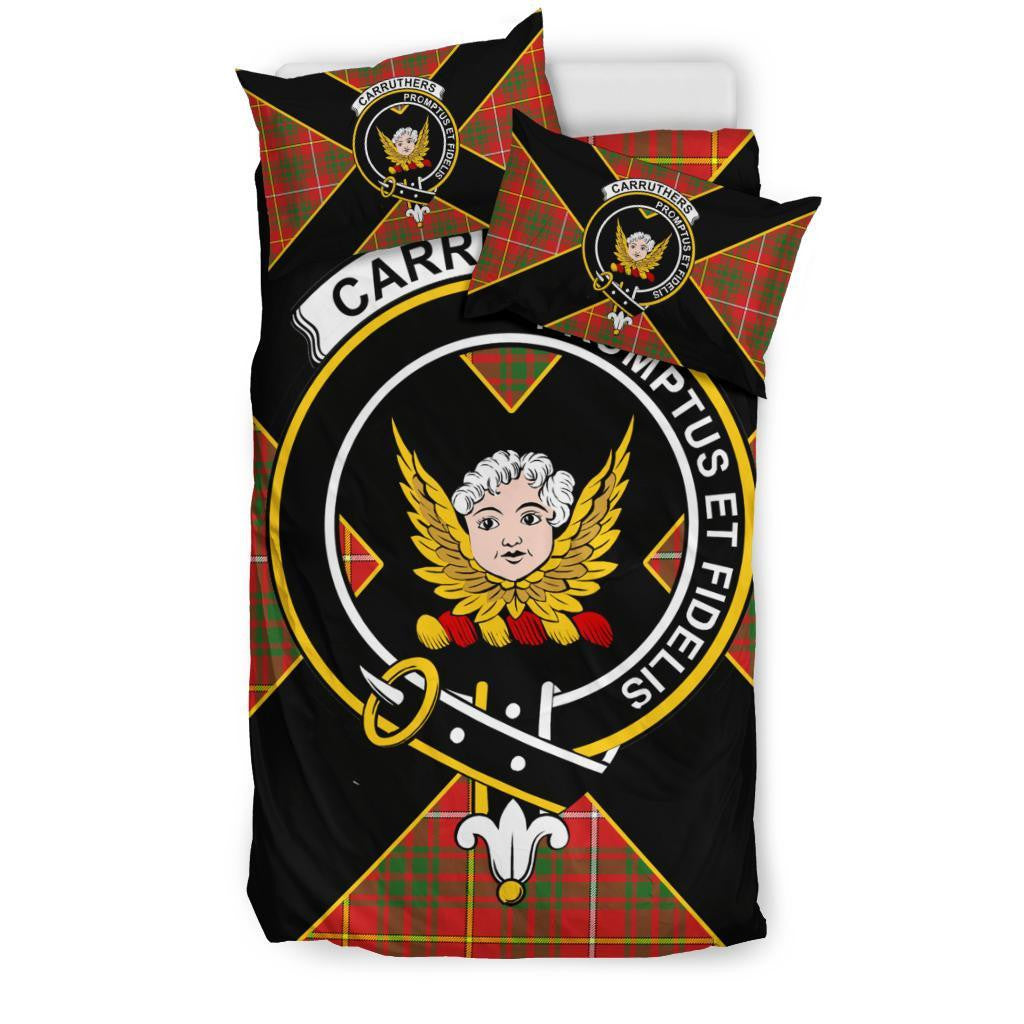 Carruthers Clan Bedding Set, Scottish Tartan Carruthers Clan Bedding Set Luxury Style