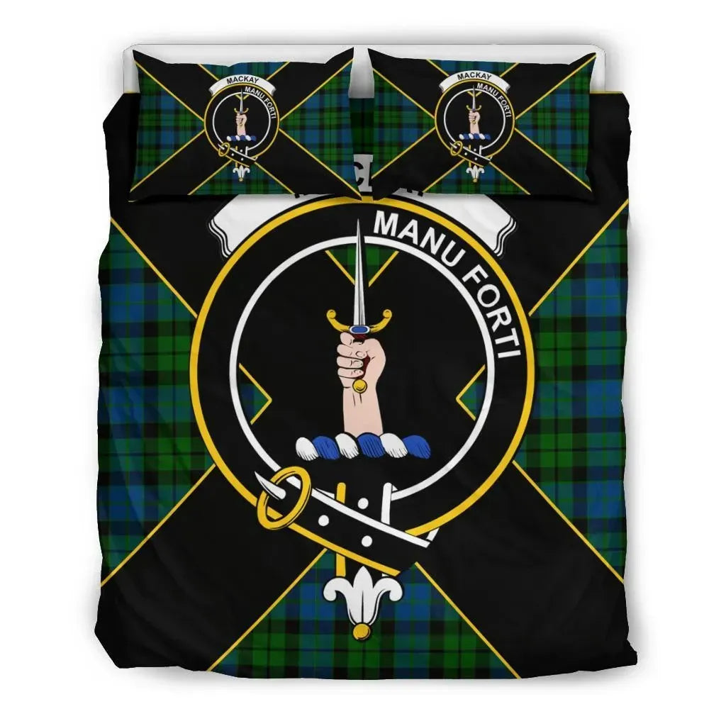 MacKay Clan Bedding Set, Scottish Tartan MacKay Clan Bedding Set Luxury Style