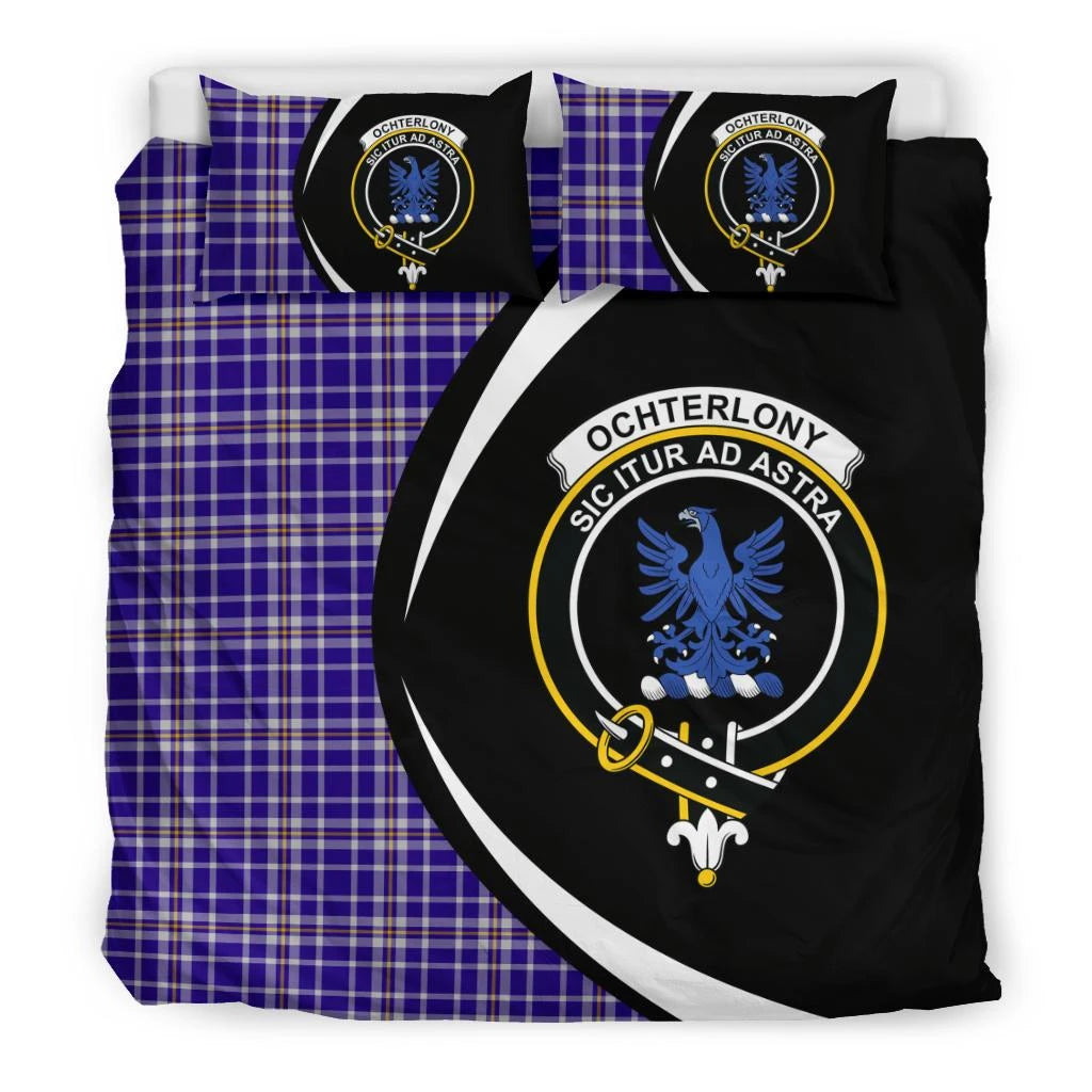 Ochterlony Clan Bedding Set, Scottish Tartan Ochterlony Clan Bedding Set Circle Style