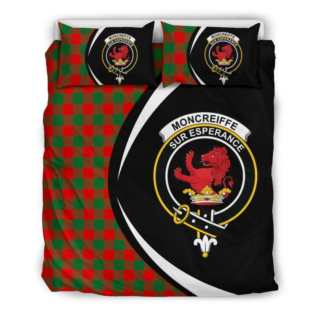 Moncrieffe Clan Bedding Set, Scottish Tartan Moncrieffe Clan Bedding Set Circle Style