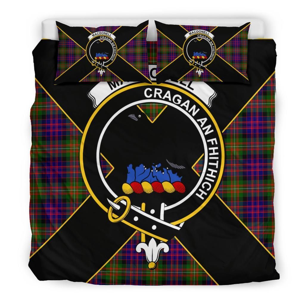 MacDonell of Glengarry Clan Bedding Set, Scottish Tartan MacDonell of Glengarry Clan Bedding Set Luxury Style