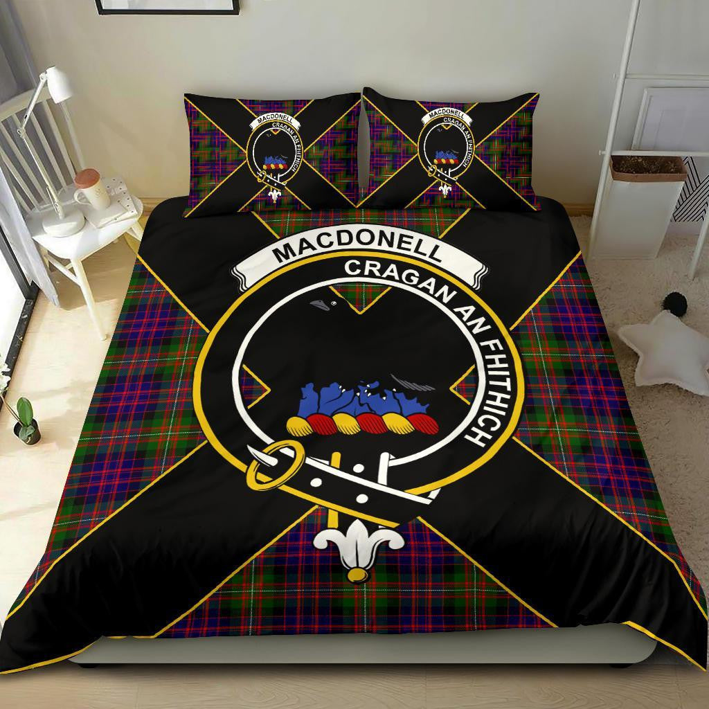 MacDonell of Glengarry Clan Bedding Set, Scottish Tartan MacDonell of Glengarry Clan Bedding Set Luxury Style