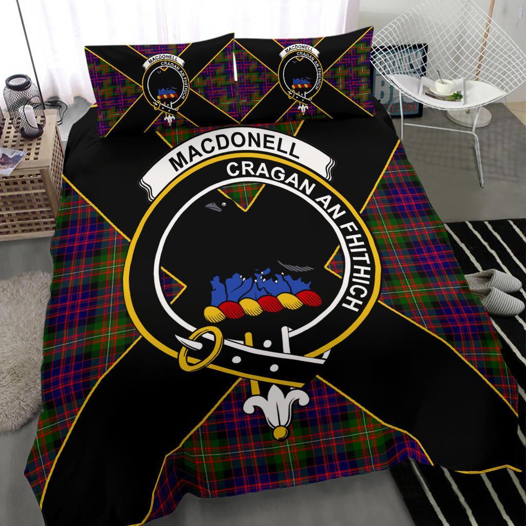 MacDonell of Glengarry Clan Bedding Set, Scottish Tartan MacDonell of Glengarry Clan Bedding Set Luxury Style
