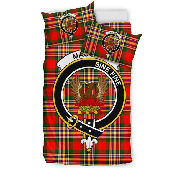 MacGill (Makgill) Clan Bedding Set, Scottish Tartan MacGill (Makgill) Clan Bedding Set Crest Style