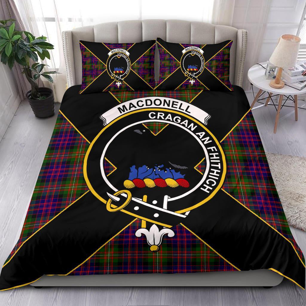 MacDonell of Glengarry Clan Bedding Set, Scottish Tartan MacDonell of Glengarry Clan Bedding Set Luxury Style