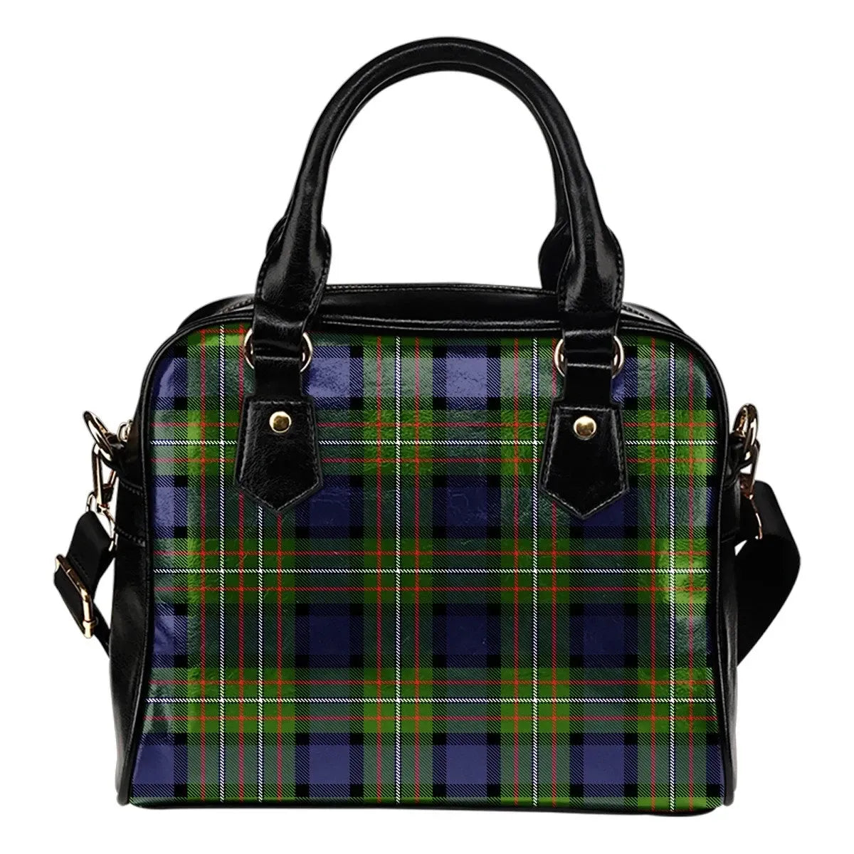 Fergusson Modern Tartan Plaid Shoulder Handbag