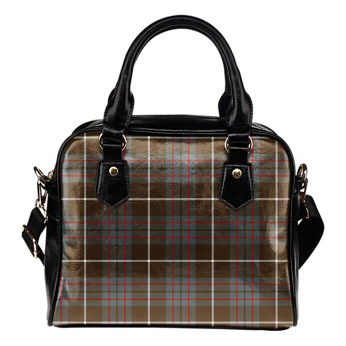 MacIntyre Hunting Weathered Tartan Plaid Shoulder Handbag