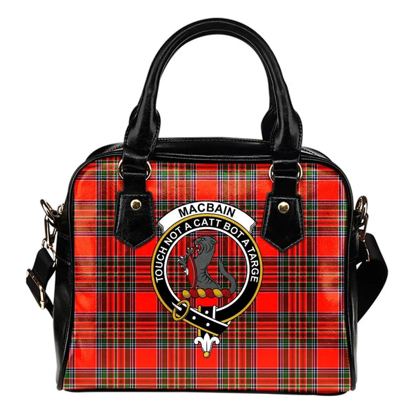 Macbain Tartan Crest Shoulder Handbag