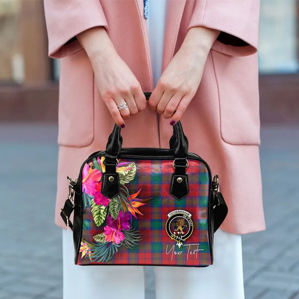 Fotheringham Tartan Hibiscus Shoulder Handbag