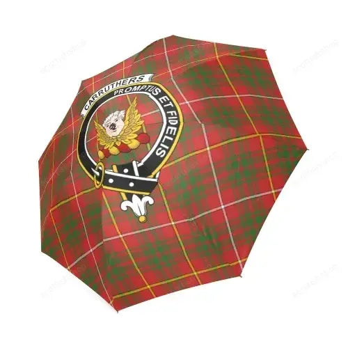 Carruthers Modern Tartan Crest Umbrellas