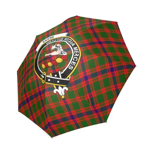 Skene Modern Tartan Crest Umbrellas