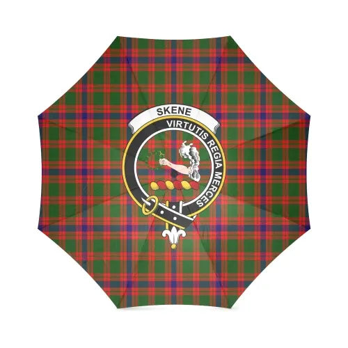 Skene Modern Tartan Crest Umbrellas