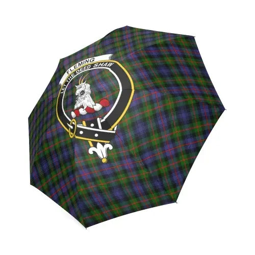 Fleming Tartan Crest Umbrellas