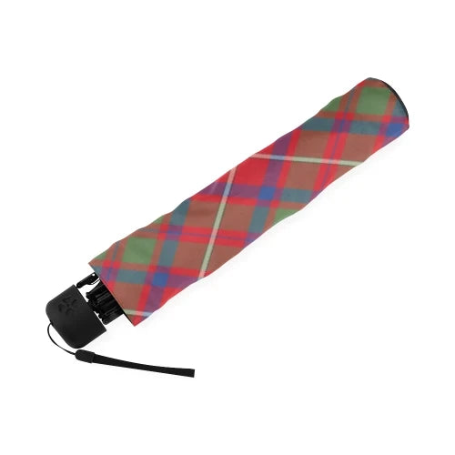 Shaw Red Modern Tartan Plaid Umbrellas