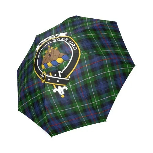 Mackenzie Modern Tartan Crest Umbrellas