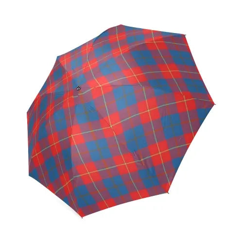 Galloway Red Tartan Plaid Umbrellas