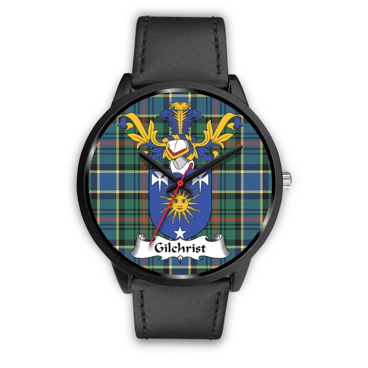 Gilchrist Tartan Clan Badge Watch