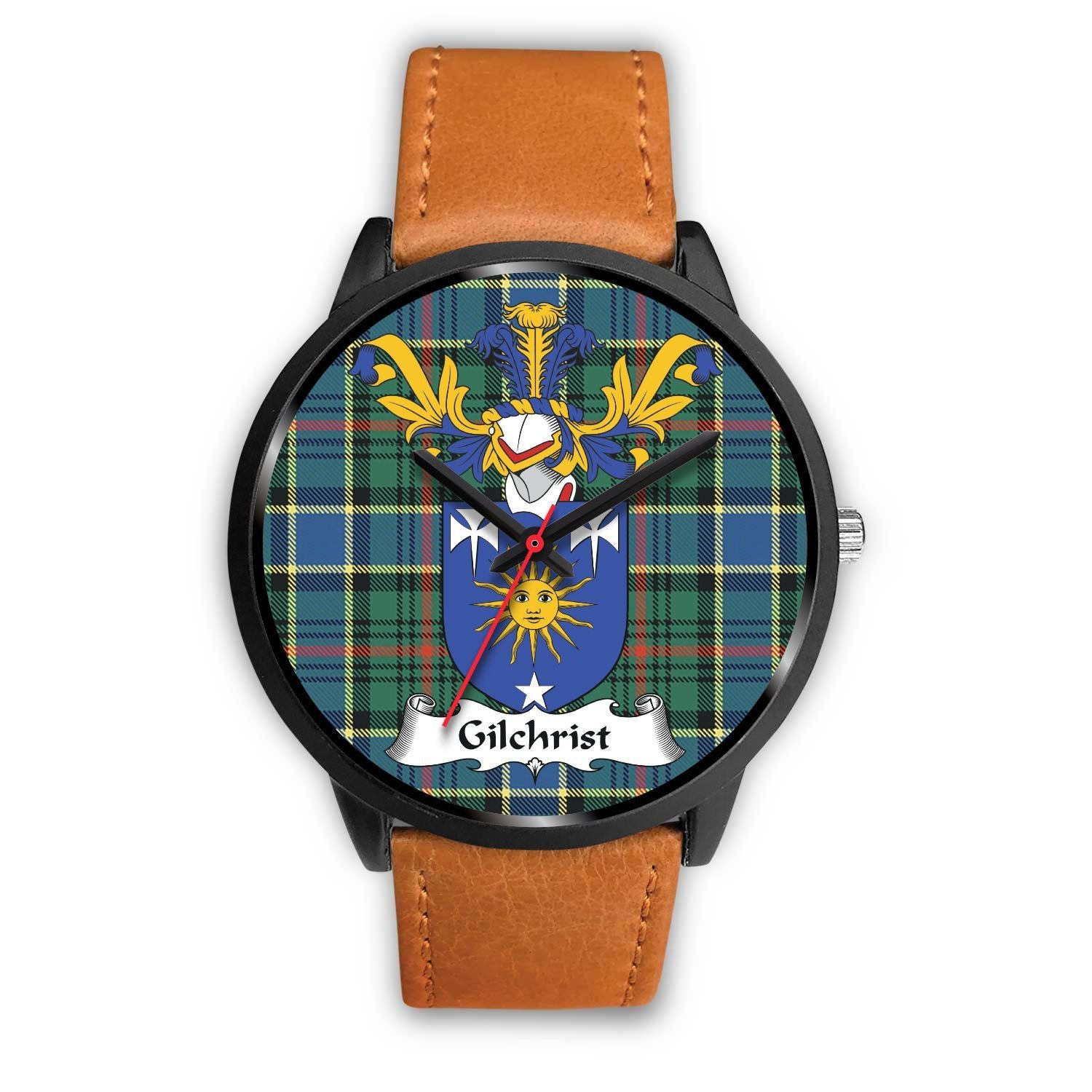 Gilchrist Tartan Clan Badge Watch