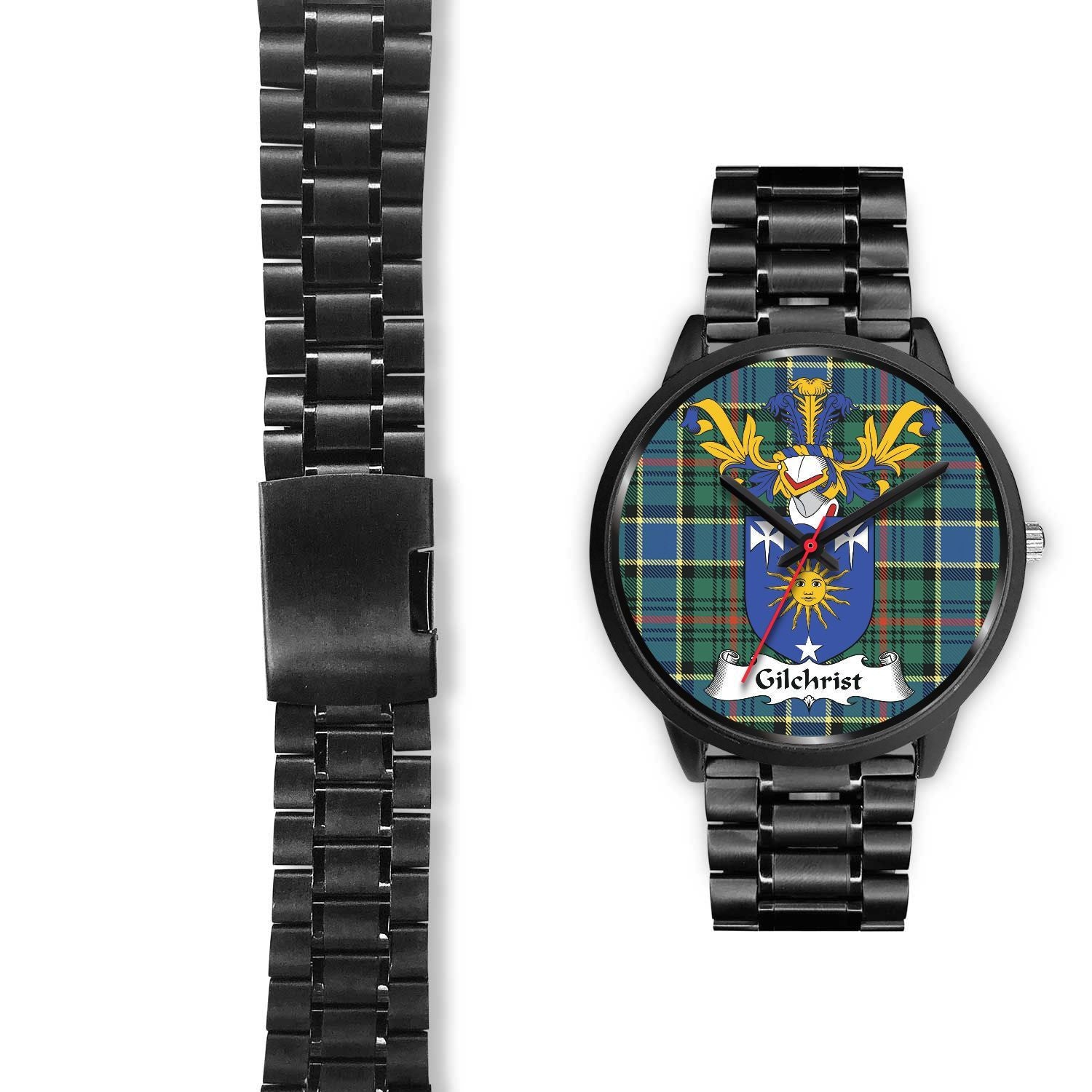 Gilchrist Tartan Clan Badge Watch