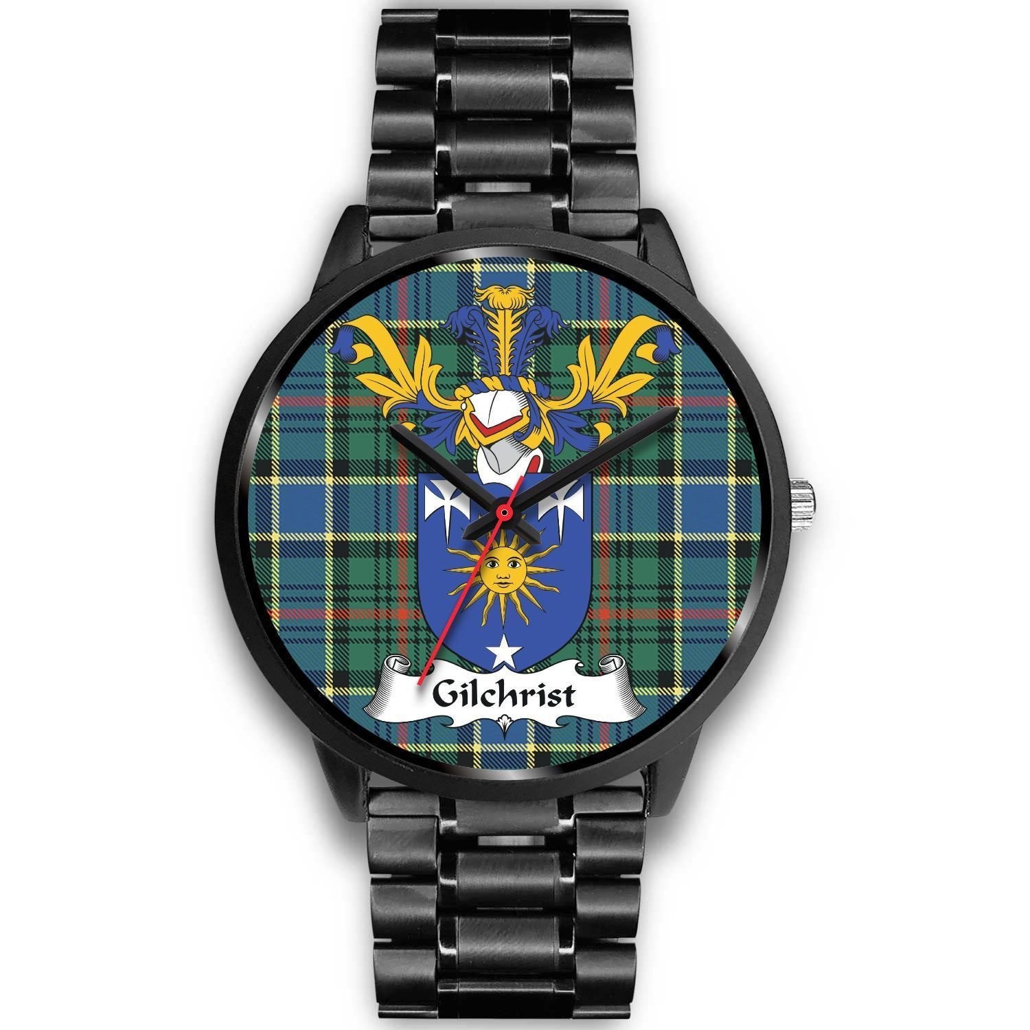 Gilchrist Tartan Clan Badge Watch