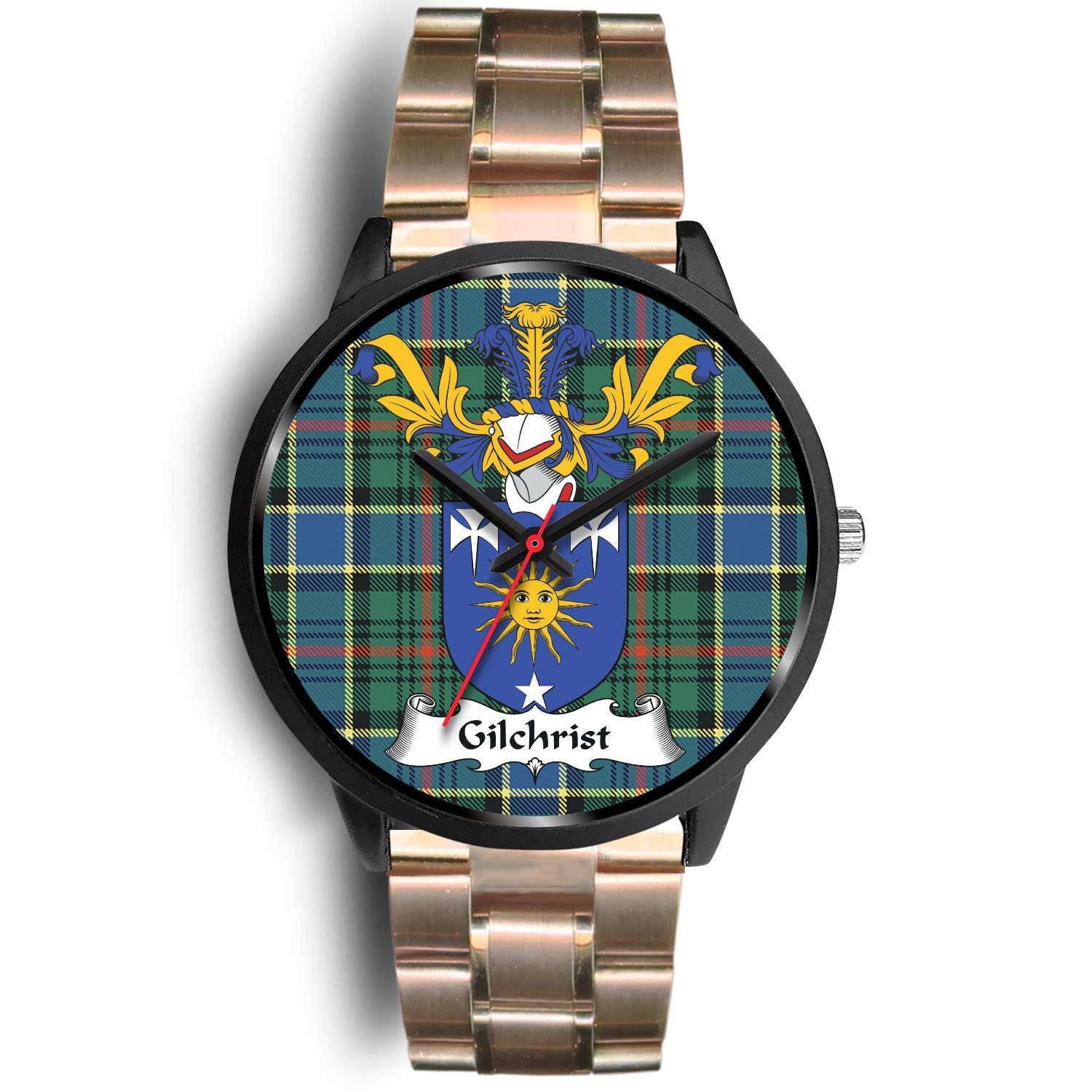 Gilchrist Tartan Clan Badge Watch