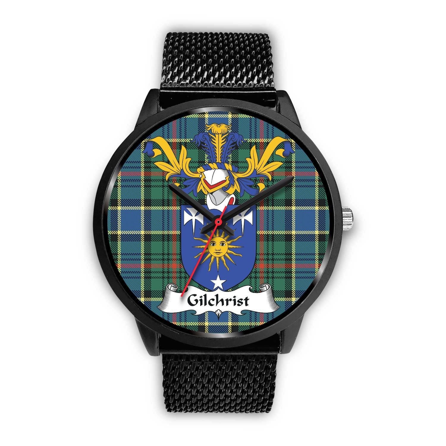 Gilchrist Tartan Clan Badge Watch