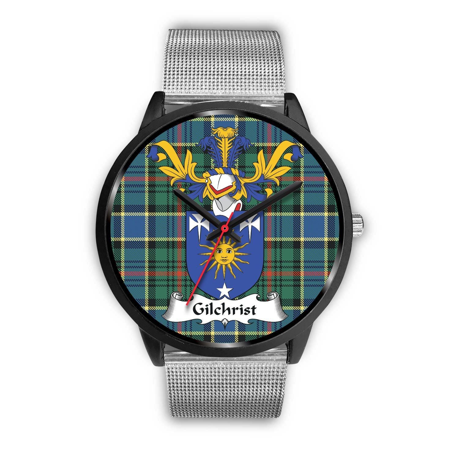Gilchrist Tartan Clan Badge Watch