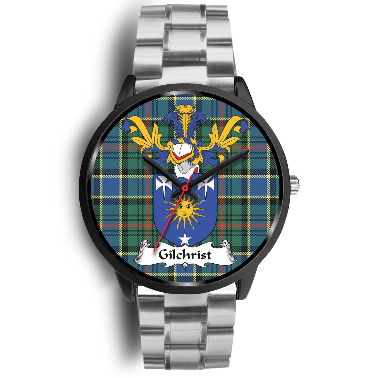 Gilchrist Tartan Clan Badge Watch