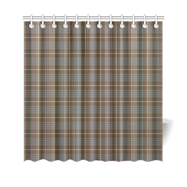 Macintyre Hunting Weathered Tartan Plaid Shower Curtain