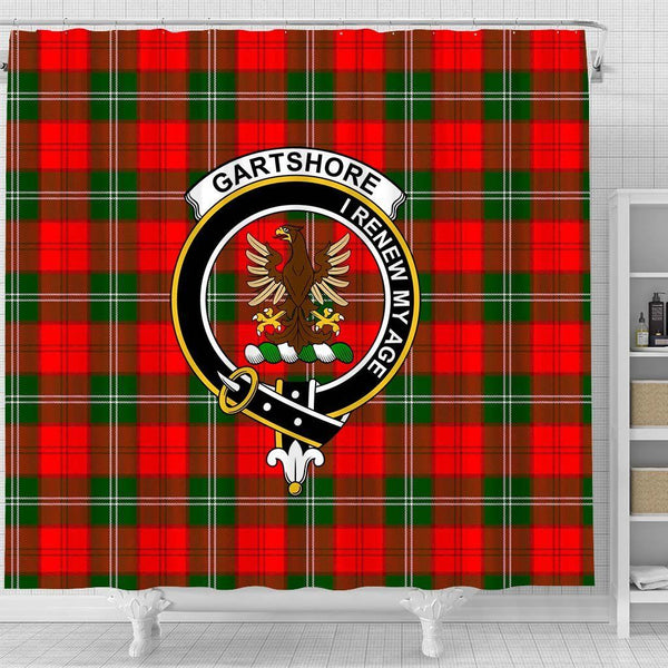 Gartshore Tartan Crest Shower Curtain