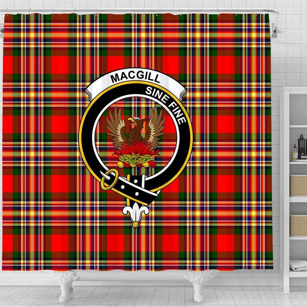 MacGill (Makgill) Tartan Crest Shower Curtain