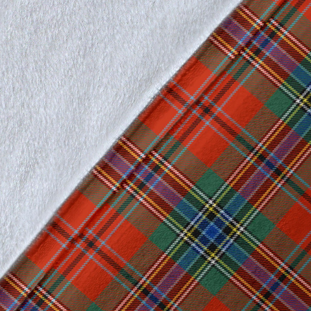 MacLean of Duart Ancient Clan Blanket, Scottish Tartan MacLean of Duart Ancient Clans Blanket Wave Style