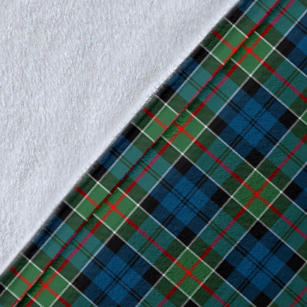 Colquhoun Ancient Clan Blanket, Scottish Tartan Colquhoun Ancient Clans Blanket Wave Style