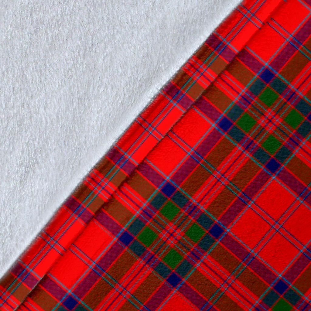 MacGillivray Modern Clan Blanket, Scottish Tartan MacGillivray Modern Clans Blanket Wave Style