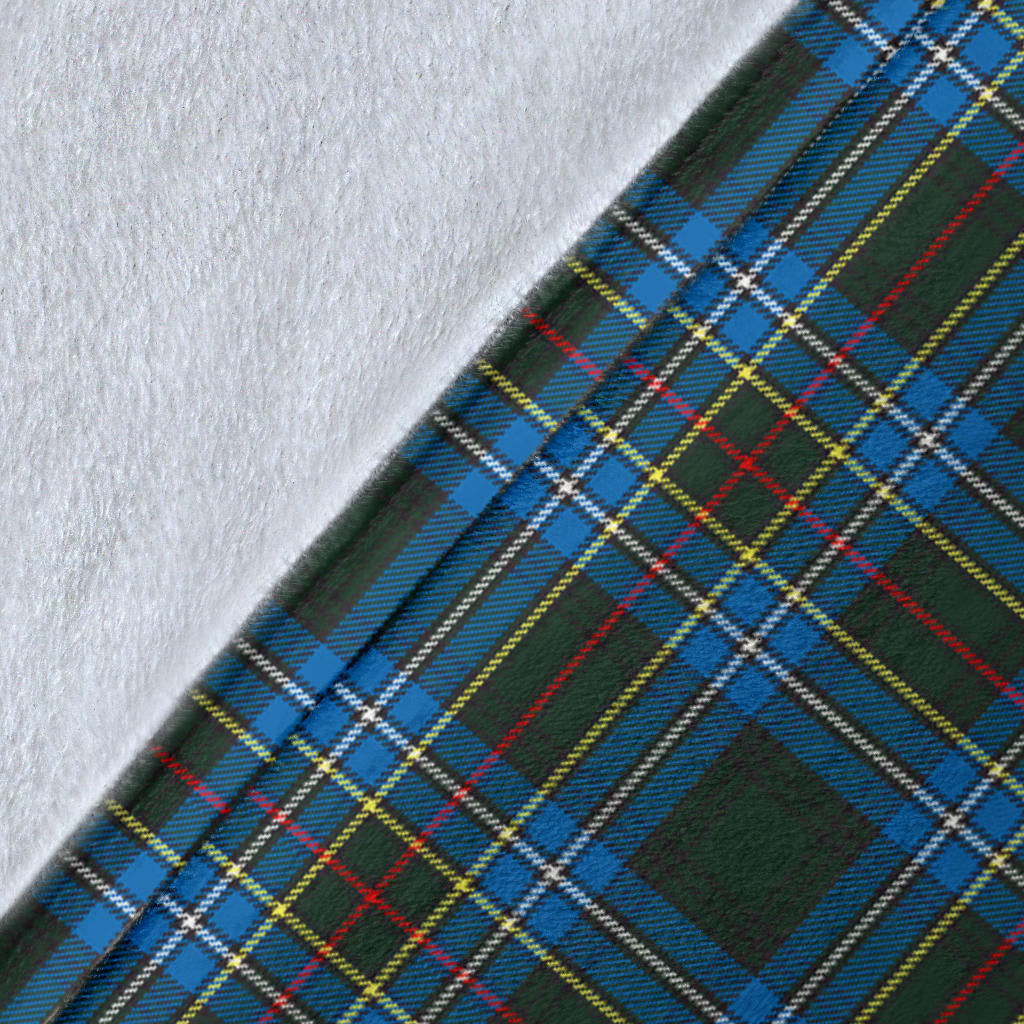 Cockburn Modern Clan Blanket, Scottish Tartan Cockburn Modern Clans Blanket Wave Style