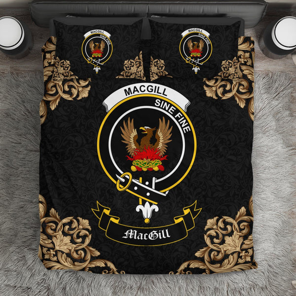 MacGill (Makgill) Clan Bedding Set, Scottish Tartan MacGill (Makgill) Clans Bedding Set Black Style