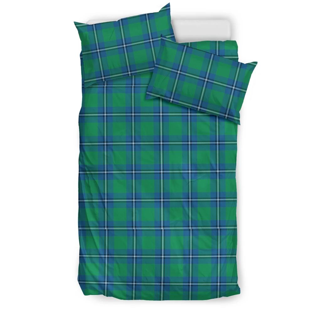 Irvine Clan Bedding Set, Scottish Tartan Irvine Clans Bedding Set