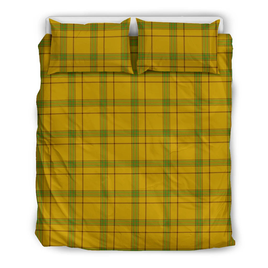 Houston Clan Bedding Set, Scottish Tartan Houston Clans Bedding Set