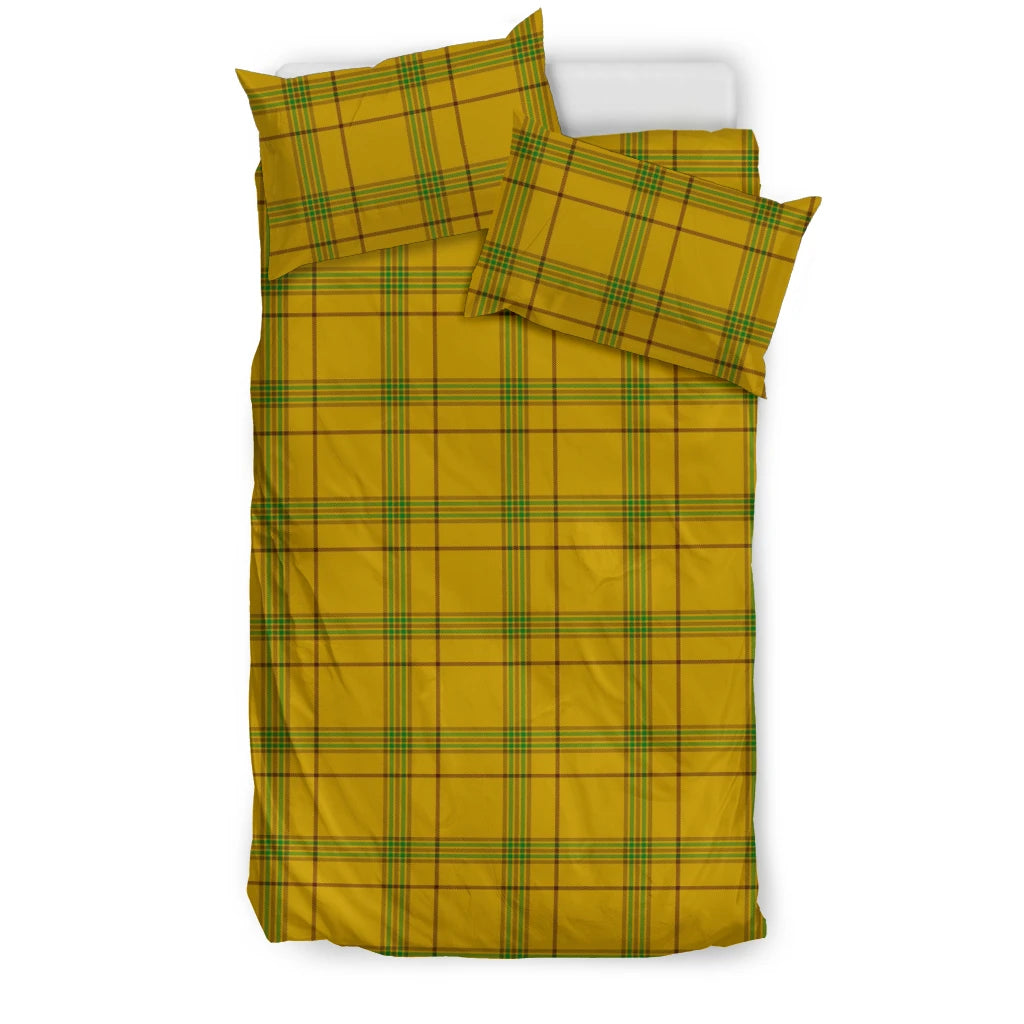 Houston Clan Bedding Set, Scottish Tartan Houston Clans Bedding Set