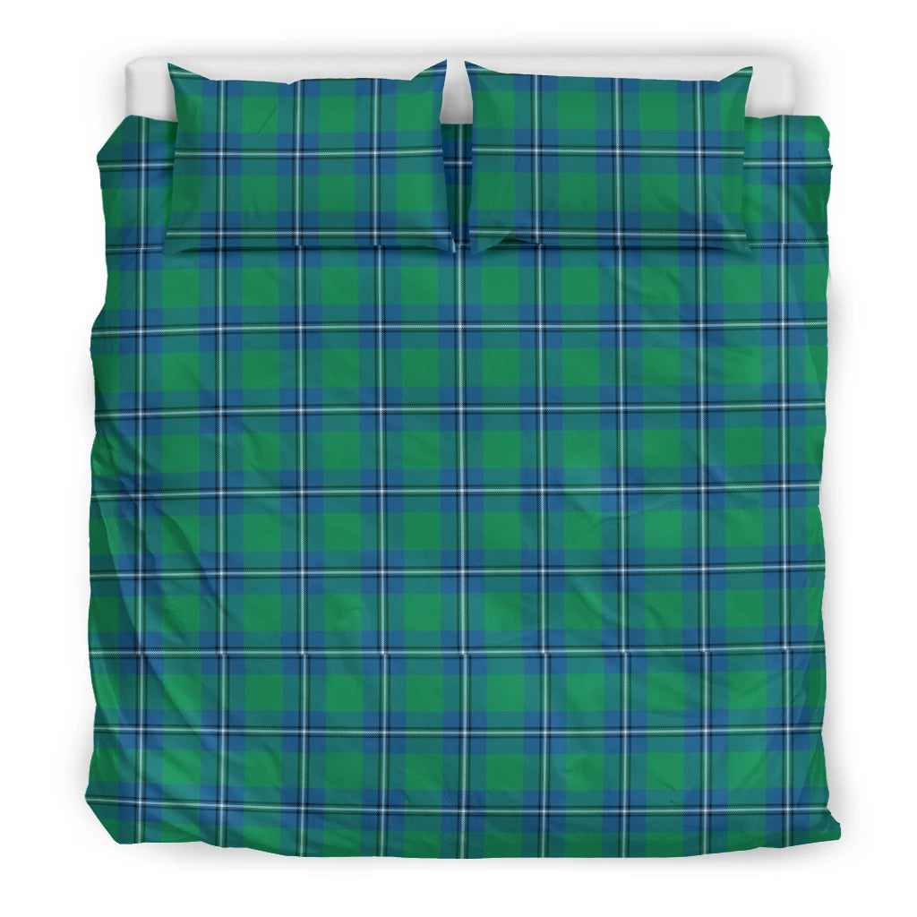 Irvine Clan Bedding Set, Scottish Tartan Irvine Clans Bedding Set