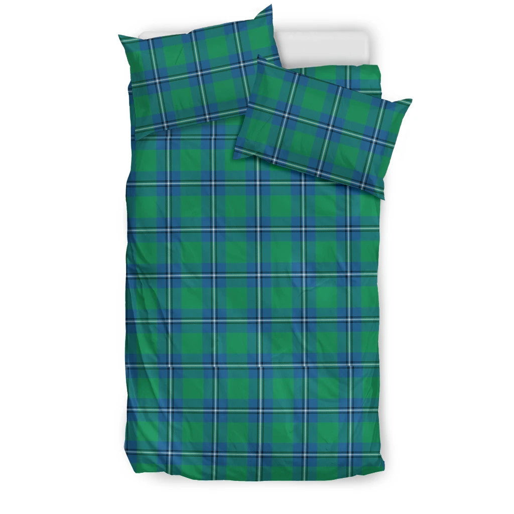 Irvine Clan Bedding Set, Scottish Tartan Irvine Clans Bedding Set