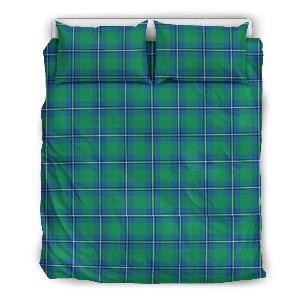 Irvine Clan Bedding Set, Scottish Tartan Irvine Clans Bedding Set