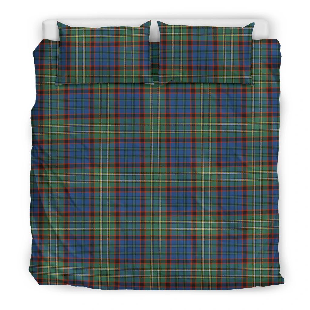 Nicolson Hunting Clan Bedding Set, Scottish Tartan Nicolson Hunting Clans Bedding Set
