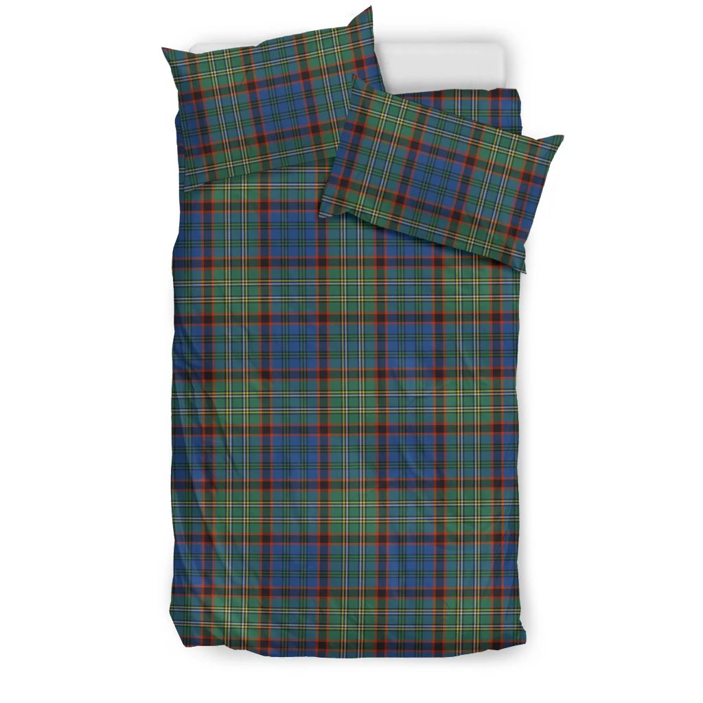 Nicolson Hunting Clan Bedding Set, Scottish Tartan Nicolson Hunting Clans Bedding Set