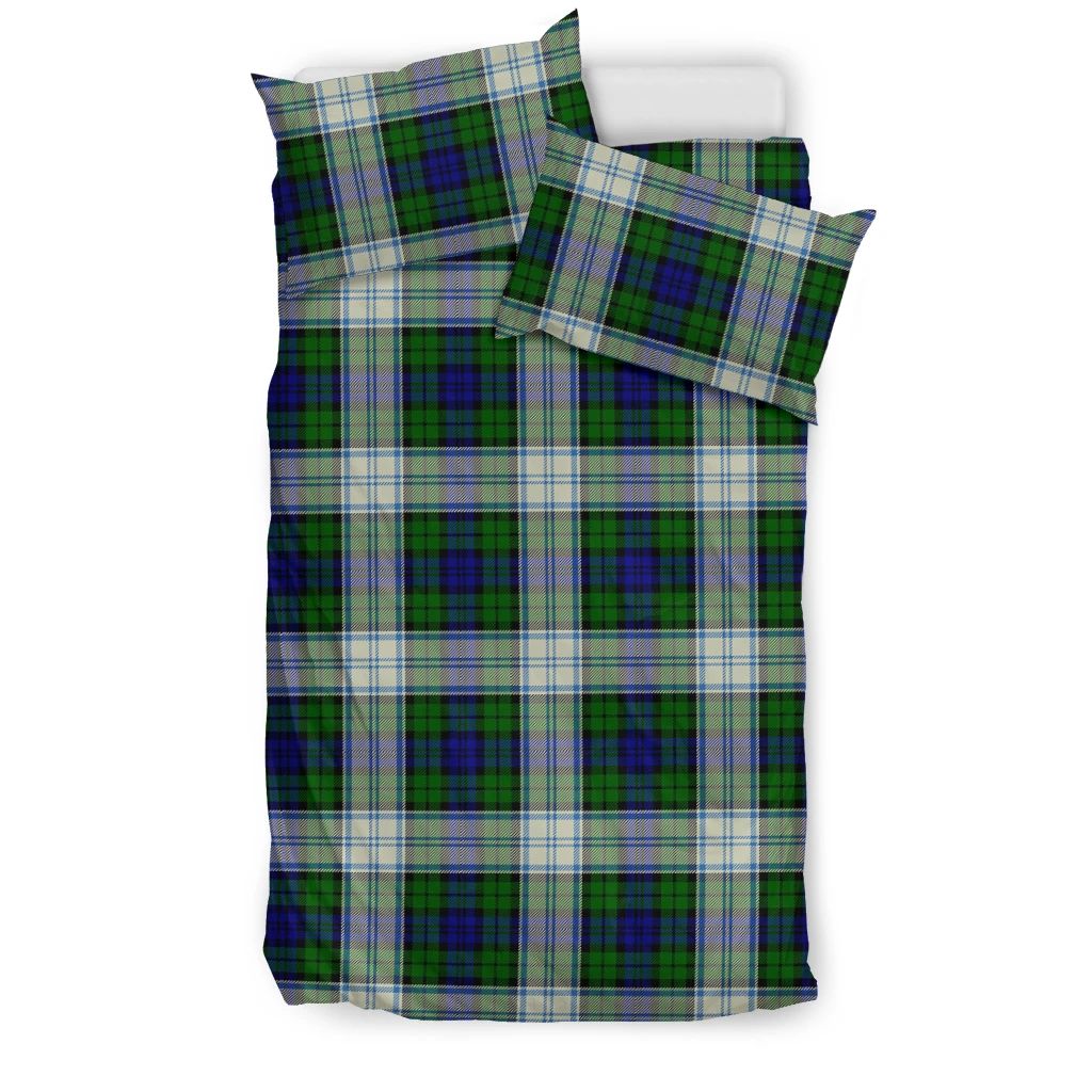 Blackwatch Dress Modern Clan Bedding Set, Scottish Tartan Blackwatch Dress Modern Clans Bedding Set